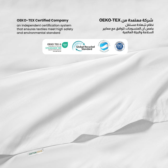 Flat Sheet Supersoft Microfiber Single 160x220cm-White