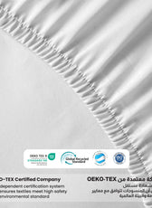3 Piece Fitted Sheet Set Supersoft Microfiber White Single Size 90x200+20cm with 2 Pillow Case