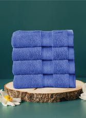 Cotton Face Towel Pack of 4 Soft Feel, Quick Dry, Highly Absorbent Durable Towels - Cotton Home