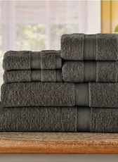 Cotton Towels 6 Piece Set-Soft Feel, Quick Dry, Highly Absorbent Durable Towels