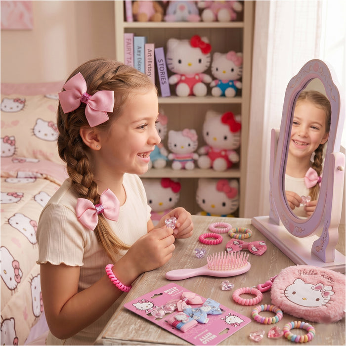Back to School Essentials School Bags & Hair Accessories Hello Kitty set