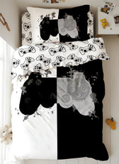 Kids Duvet Cover Set 3 Pcs - Joystick Print | 135x220cm | Microfiber | Cotton Home - Cotton Home