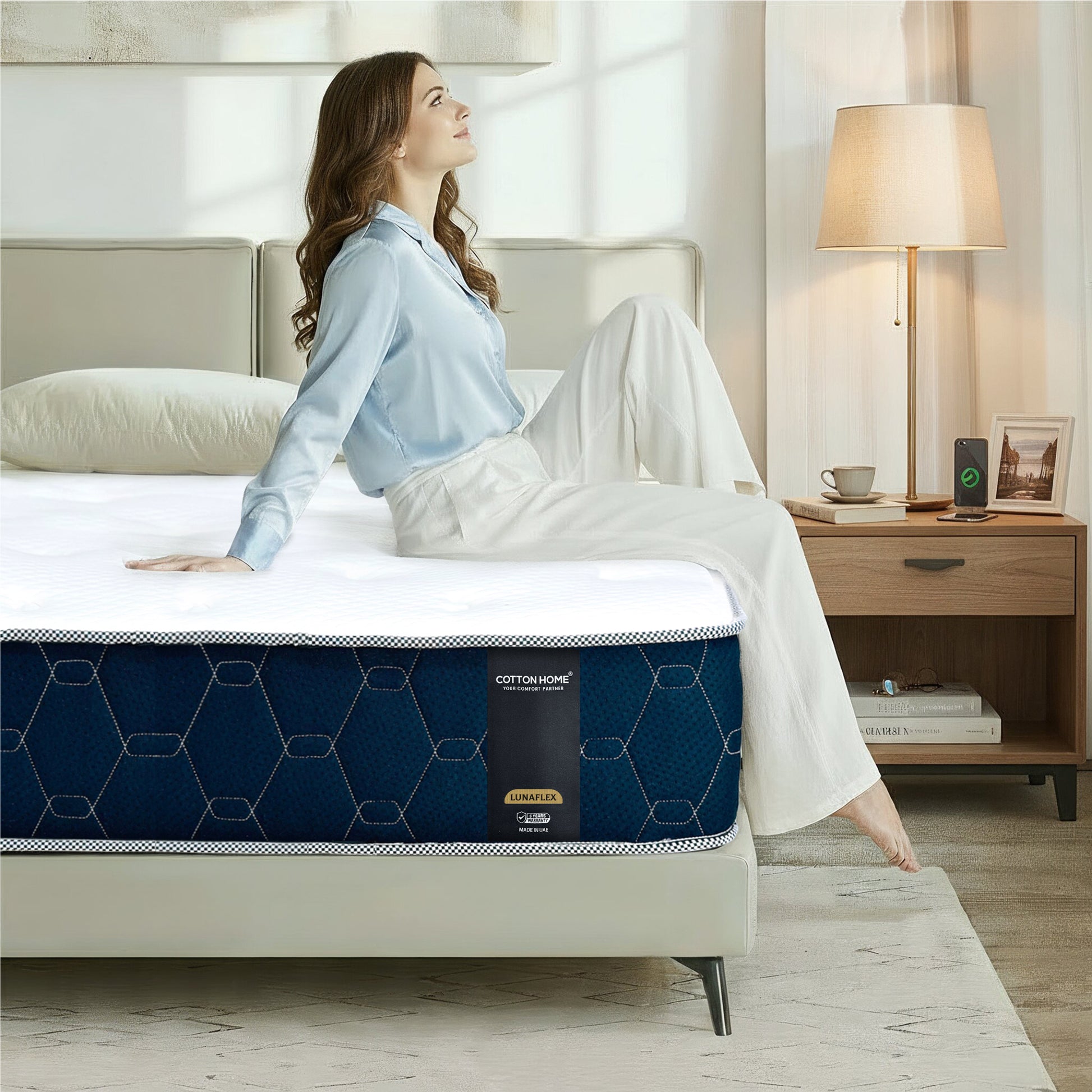 Cotton Home Lunaflex Pocket Spring Plush Mattress