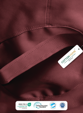 Adult Bean Bag Chair Premium PU Leather  62x105cm - Maroon