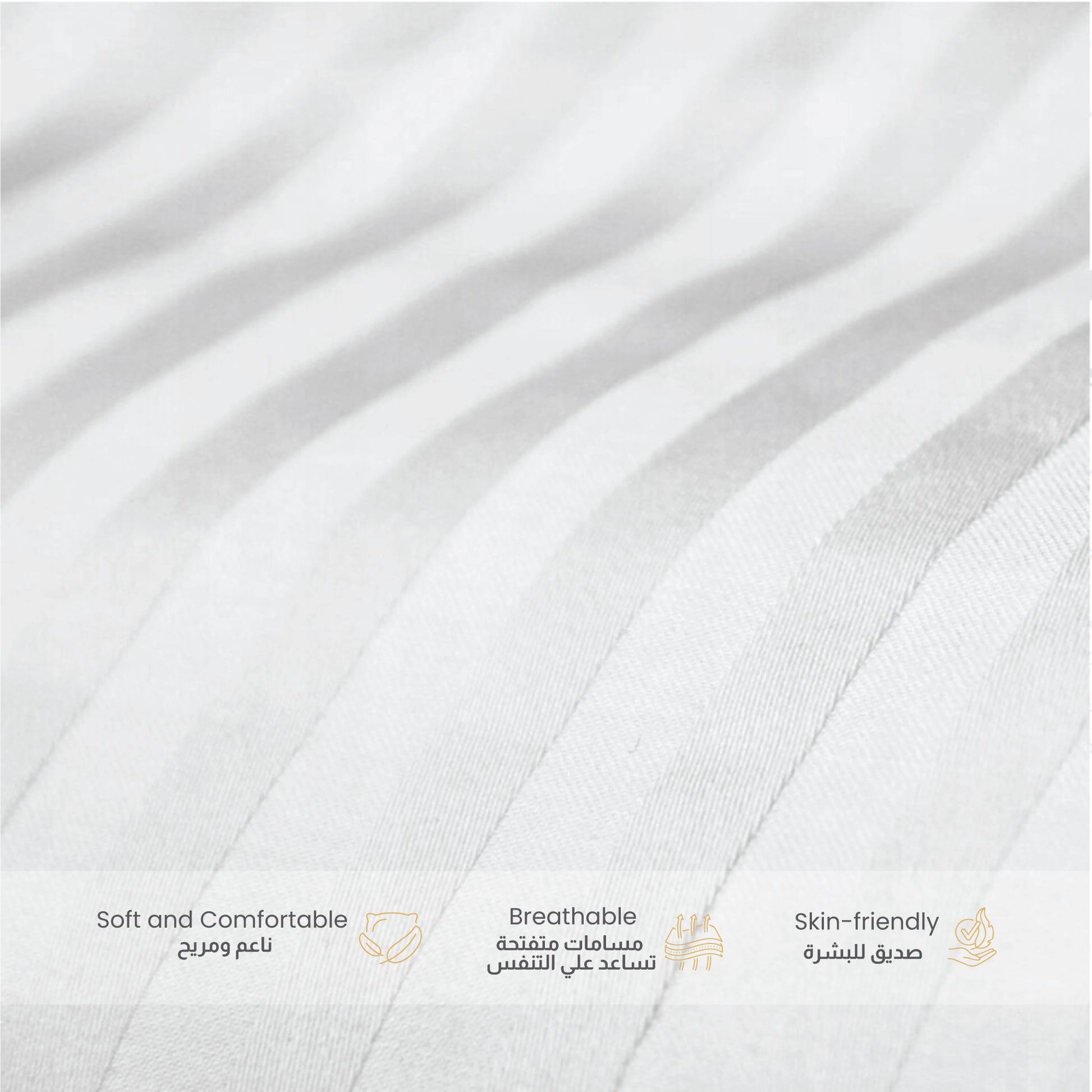 Triton Premium Cotton Three-in-One Adjustable Layer Cotton Pillow with Down Alternative filling 50x75 cm - Cotton Home