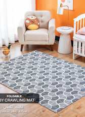 Baby Crawling Mat 200x180CM Large Reversible Waterproof, Non-Slip Play Mat with Animals Design