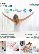 Mattress Topper Extra Thick 10cm White - Cotton Home