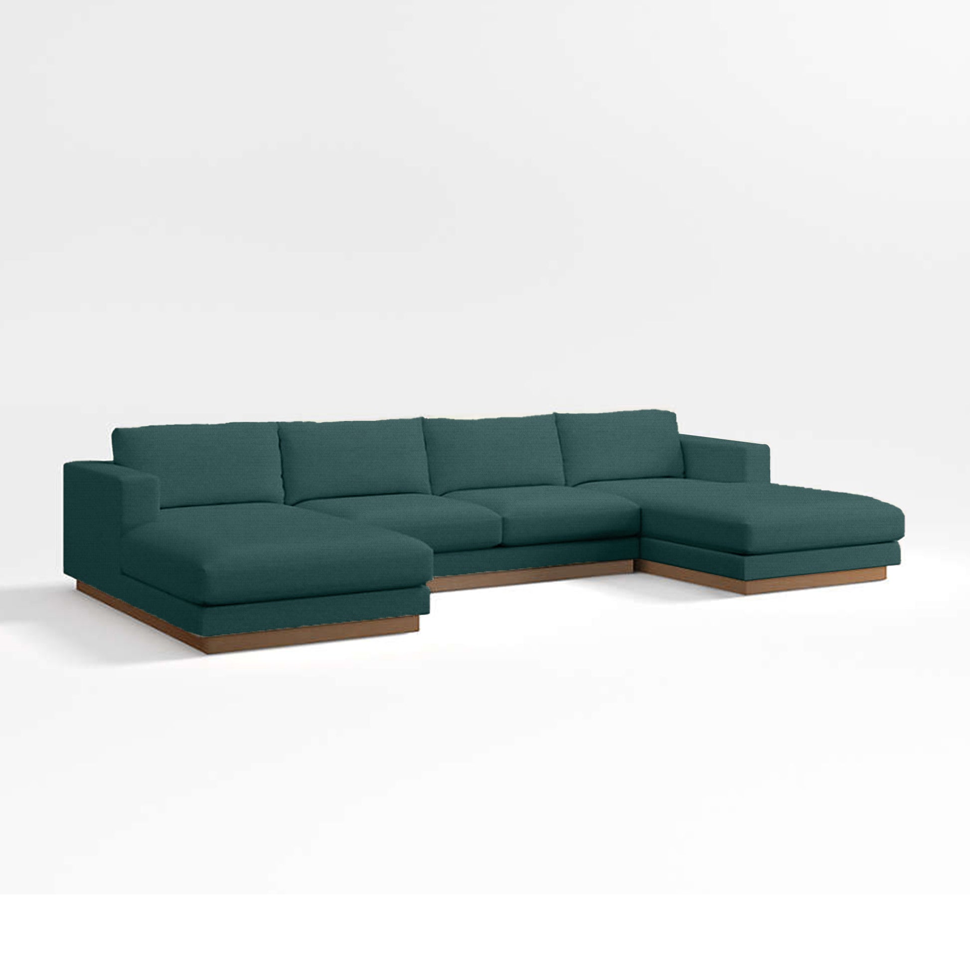 Tidal Double Chaise Fabric Sectional Sofa  Luxury Seating by Cotton Home - Cotton Home