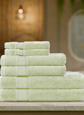 Cotton Home Ultimate Towel Collection - 6 Piece Bundle Mint - Cotton Home