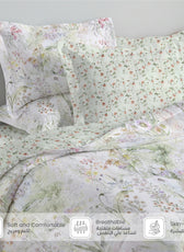Nuvora 350TC  Cotton 6-Piece Set Premium Quality King Comforter Set 220x240cm