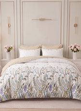 Mirelta 350TC  Cotton 6-Piece Set Premium Quality King Comforter Set 220x240cm