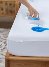 PU Laminated Waterproof Mattress Protector 200x200+35cm with Deep Pocket