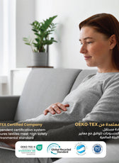 Four Seasons Pregnancy Pillow J Shaped Full Body Materniy Pillow 80x130cm White - Cotton Home