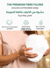 Four Seasons Pregnancy Pillow J Shaped Full Body Materniy Pillow 80x130cm White - Cotton Home