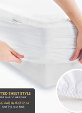 PU Laminated Waterproof Mattress Protector 200x200+35cm with Deep Pocket