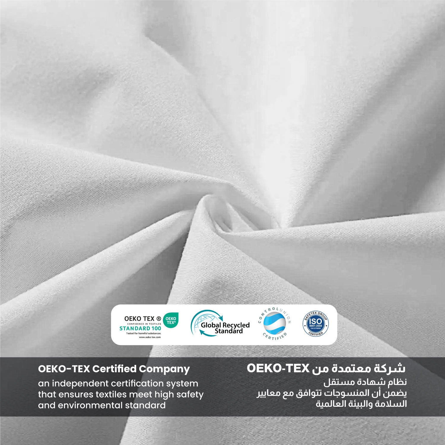 PU Laminated Waterproof Mattress Protector 200x200+35cm with Deep Pocket