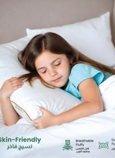 Royal Angler Side Sleeper Premium High Quality Luxury Egyptian Cotton Pillow 50x75cm Suitable with Gold Piping for Durability - Cotton Home