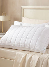 Sapphire Gazette Quilted  Premium Cotton Pillow with Down Alternative filling 50x70+3cm