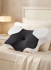 Cervical Memory Foam Contour Pillow with Ergonomic Support 60x45x40cm