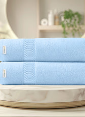 Cotton Bath Towel Pack of 2 Soft Feel, Quick Dry, Highly Absorbent Durable Towels - Cotton Home
