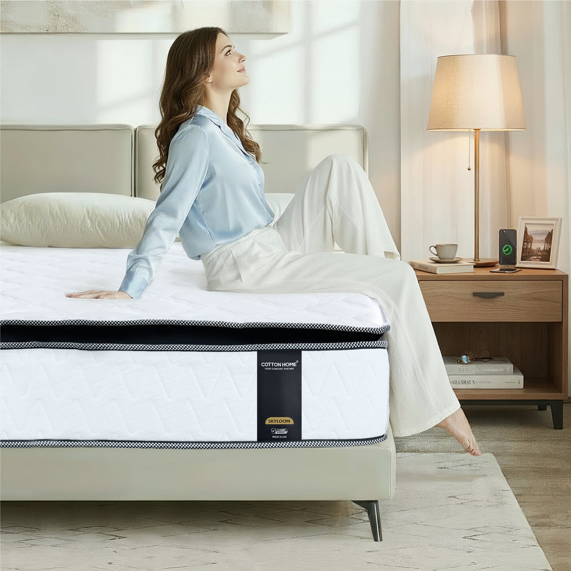 Cotton Home Skyloom Bonnel Spring Pillow Top Mattress