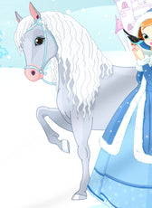 Kids Duvet Cover Set 3 Pcs - Snow Princes Print | 135x220cm | Microfiber | Cotton Home - Cotton Home