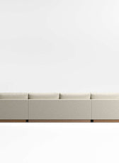 Tidal Double Chaise Fabric Sectional Sofa  Luxury Seating by Cotton Home - Cotton Home