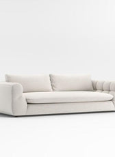 Italian Pearl Design 2-Seater Sofa – Elegant Pearl Fabric Upholstery, Premium Comfort & Style - Cotton Home