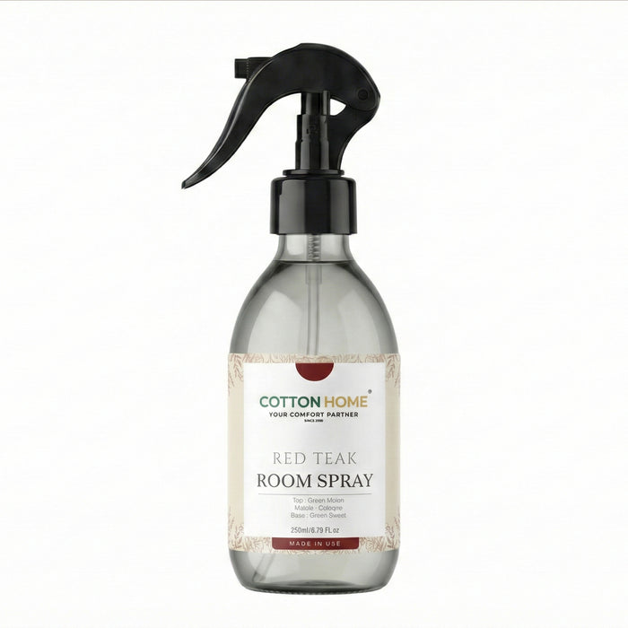 Red Teak Bedding & Room Spray – Dual-Use Air & Fabric Freshener (250ml)