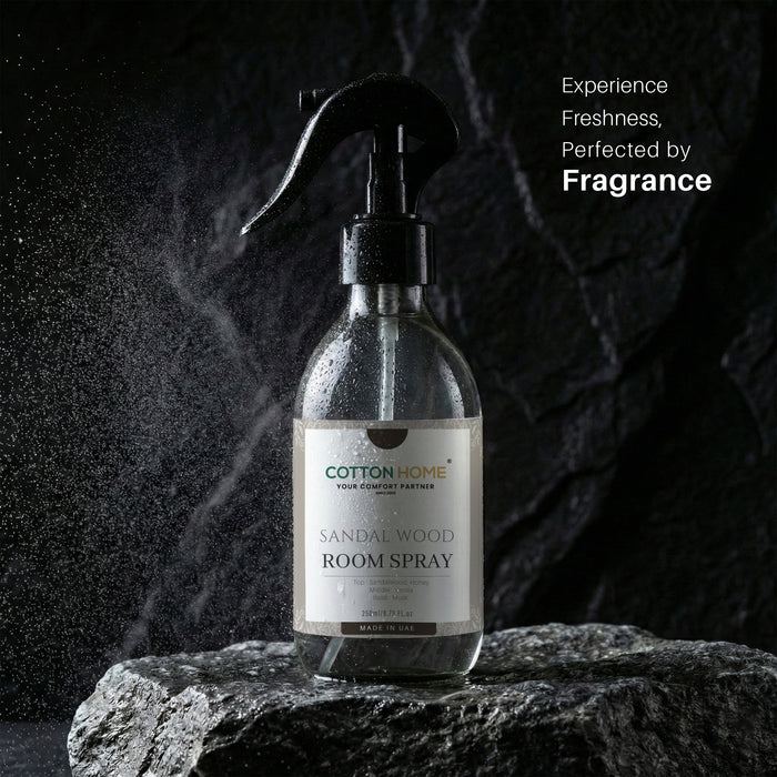 Sandal Wood Bedding & Room Spray – Dual-Use Air & Fabric Freshener (250ml)