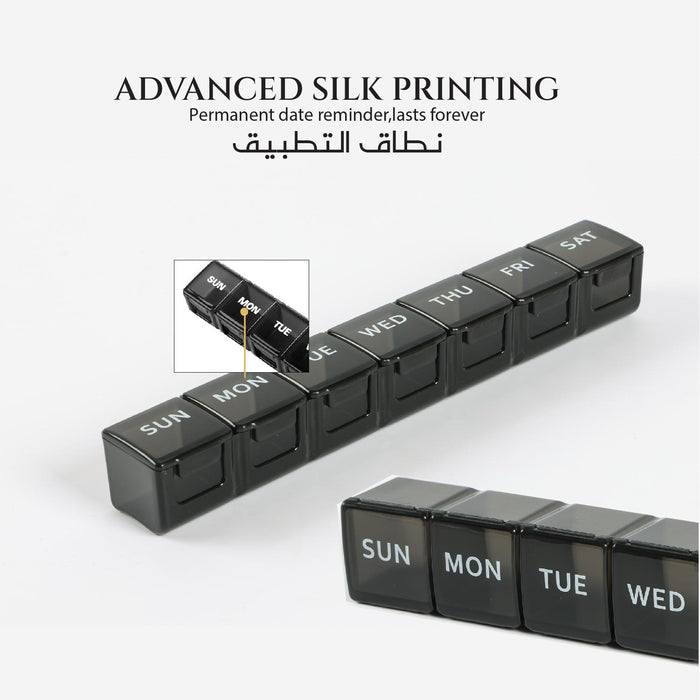 Extra Large Weekly Pill Organizer – 7-Day Pill Box with Oversized Compartments for Medicine, Vitamins, and Supplements