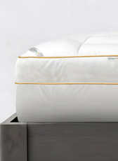 Royal Angler Mattress Topper 160X200 Premium Cotton 300TC with Fitted Sheet Style