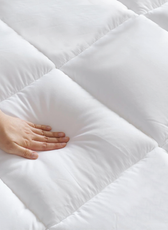 Royal Angler Mattress Topper 160X200 Premium Cotton 300TC with Fitted Sheet Style