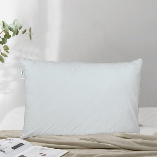 Terry Waterproof Pillow Protector 50 X 75 CM - 2Piece, White