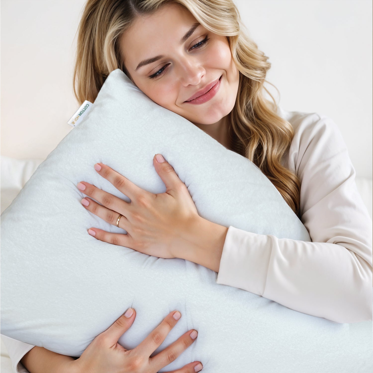 Terry Waterproof Pillow Protector 50 X 75 CM - 2Piece, White