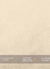 Serenity Velvet Pregnancy Pillow U-Shape Full Body Pillow  With Removable Cover Ivory - Cotton Home