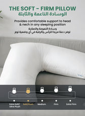 Four Seasons Ergonomic V-shaped Pillow - Cotton Home