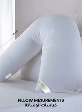 Four Seasons Ergonomic V-shaped Pillow - Cotton Home