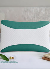 Aroma Eucalyptus Infused Ergonomic Memory Foam Pillow - Cotton Home