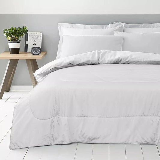 Premium White 220x240cm All Season High quality Super Soft Comforter 1 Piece - Cotton Home