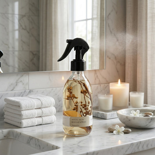 White Musk Home Fragrance – Dual-Use Air & Fabric Freshener (250ml)