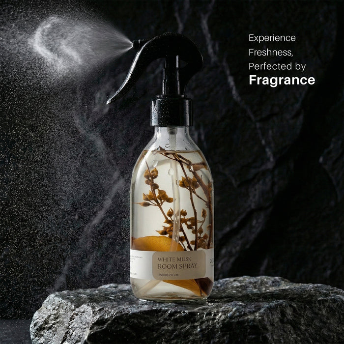 White Musk Home Fragrance – Dual-Use Air & Fabric Freshener (250ml)