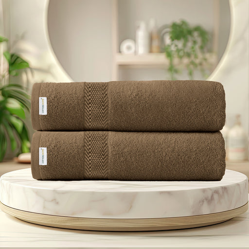 Cotton Bath Towel Pack of 2 Soft Feel, Quick Dry, Highly Absorbent Durable Towels - Cotton Home
