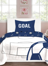 Premium Cotton 3PC Bedding Set Kids Comforter Set 135x220cm Goal