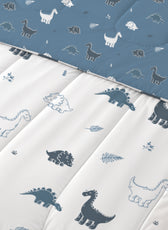 Premium Cotton 3PC Bedding Set Kids Comforter Set 135x220cm Dino