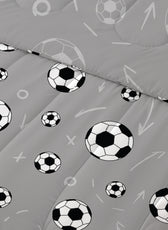 Premium Cotton 4PC Bedding Set Kids Comforter Set 160x220cm Soccer