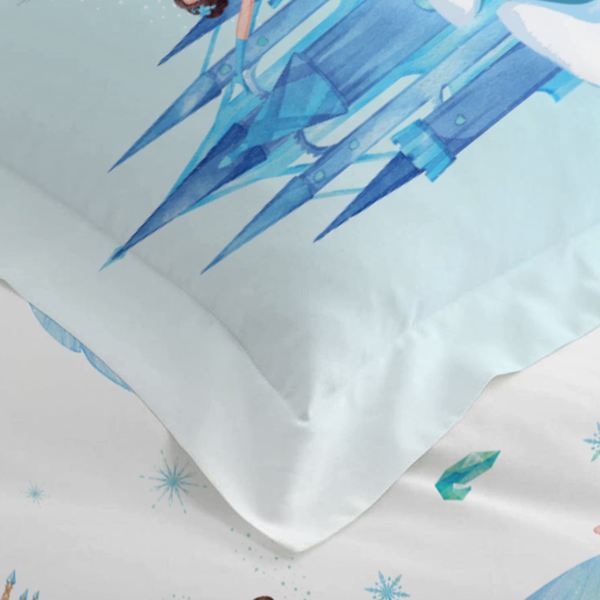 Premium Cotton 3PC Bedding Set Kids Comforter Set 135x220cm Snow Princess