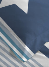 Premium Cotton 3PC Bedding Set Kids Comforter Set 135x220cm Cosmic Lines