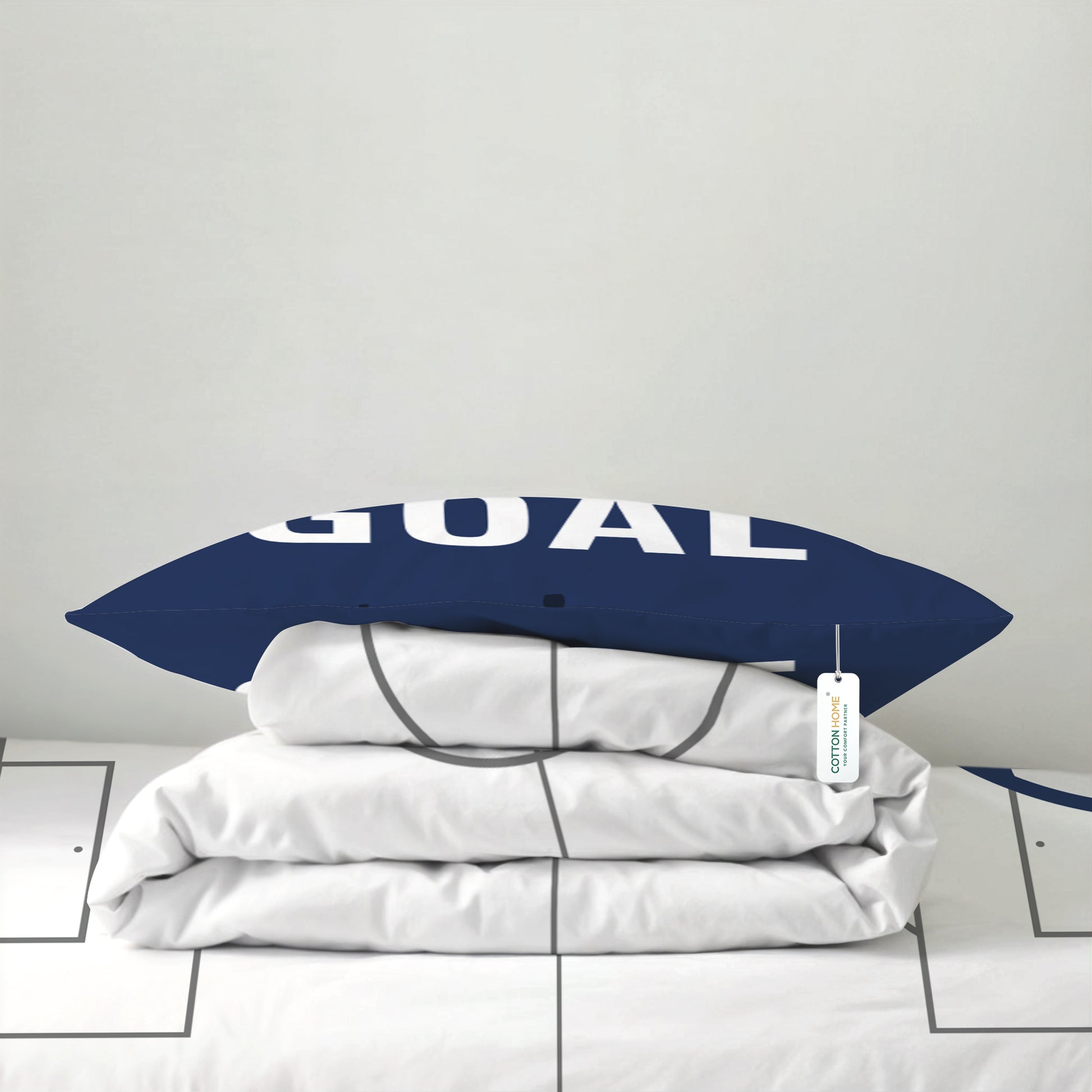 Premium Cotton 3PC Bedding Set Kids Comforter Set 135x220cm Goal