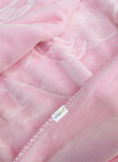 Ultra-Soft Embossed Baby Blanket – Lightweight, Cozy & Plush 140x110cm, Pink